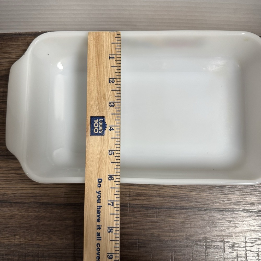 Fire King Anchor Hocking Nature's Bounty 1.5 Qt Rectangle Casserole Baking Dish - Picture 7 of 8